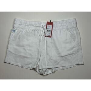 Southern Marsh White Rachel Relaxed Shorts Elastic XL NWT $49